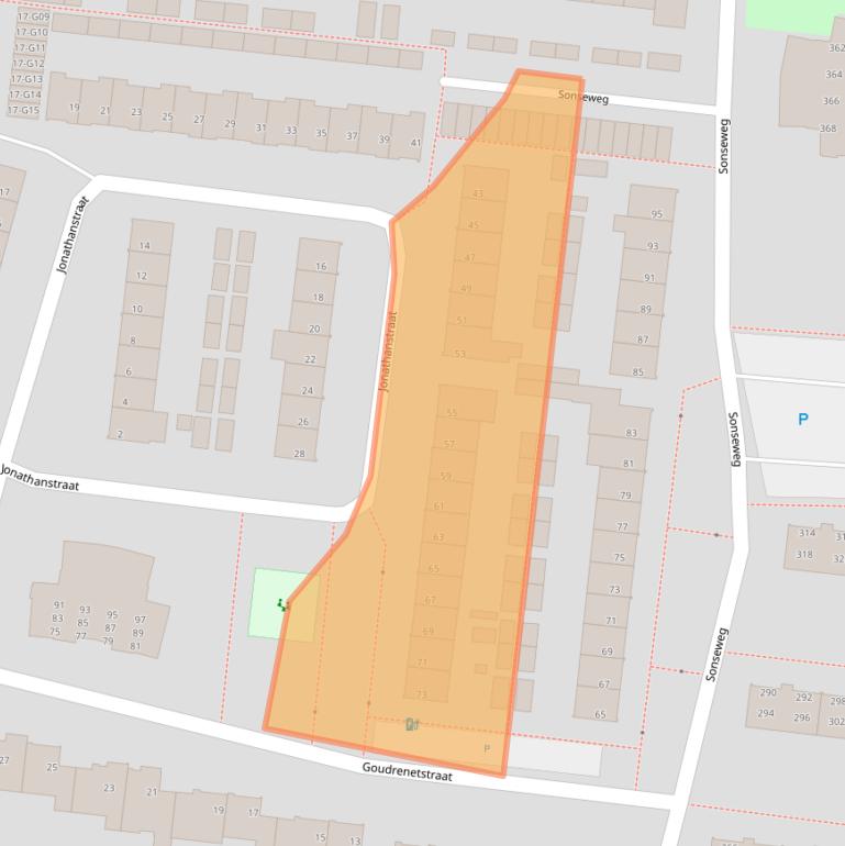 Kaart van postcodegebied 5632NX.