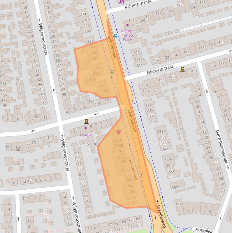 Kaart van postcodegebied 5644AE.