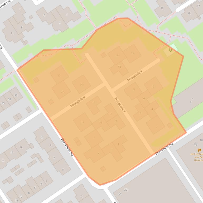 Kaart van postcodegebied 5651HG.