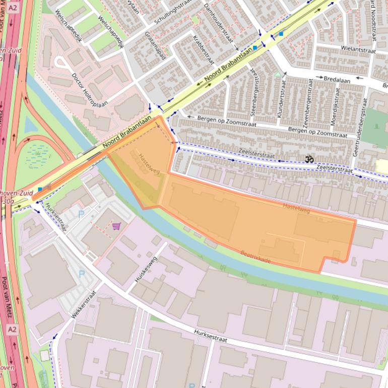 Kaart van postcodegebied 5652CV.