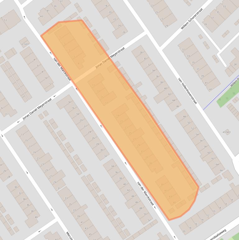 Kaart van postcodegebied 5652SL.