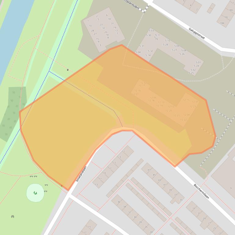 Kaart van postcodegebied 5653BK.