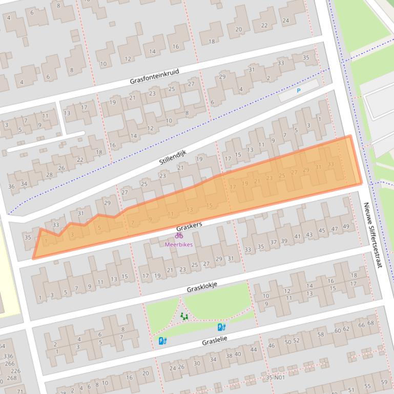 Kaart van postcodegebied 5658GN.