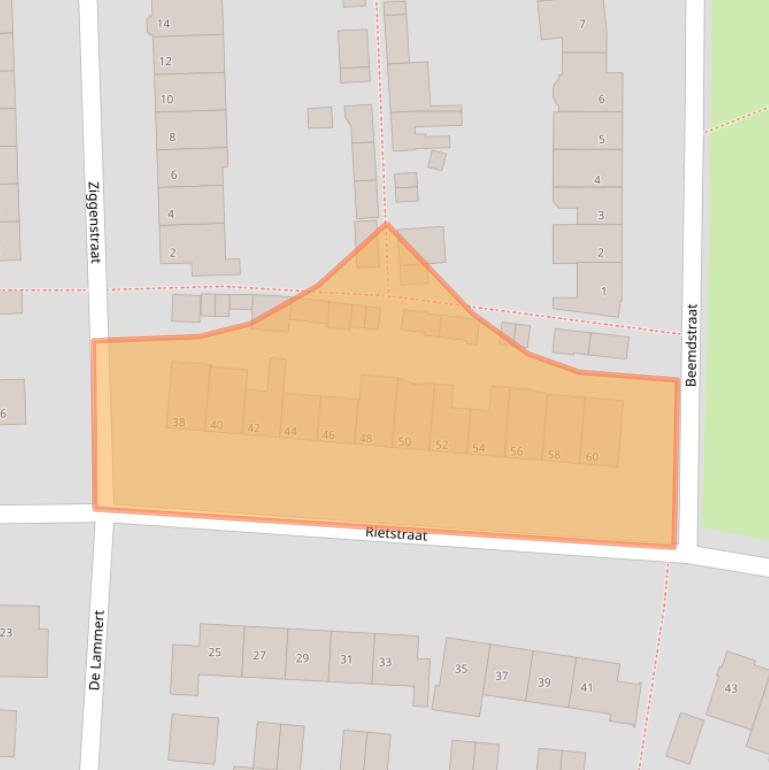 Kaart van postcodegebied 5662RD.