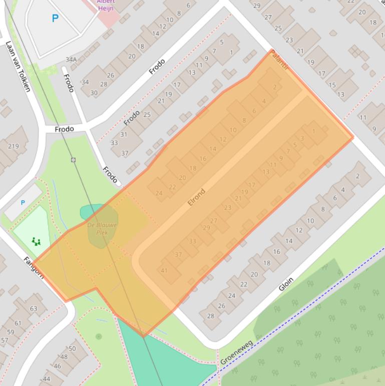 Kaart van postcodegebied 5663TH.