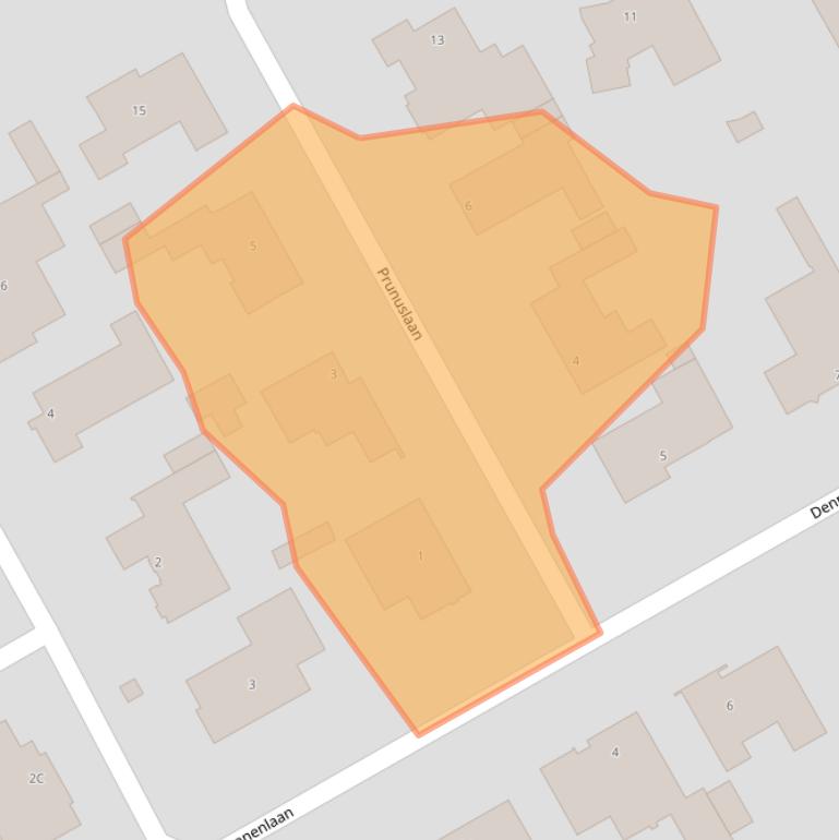 Kaart van postcodegebied 5671BV.