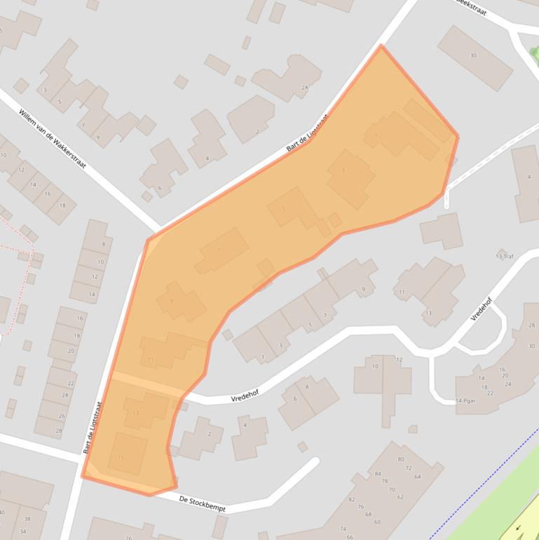 Kaart van postcodegebied 5671DG.