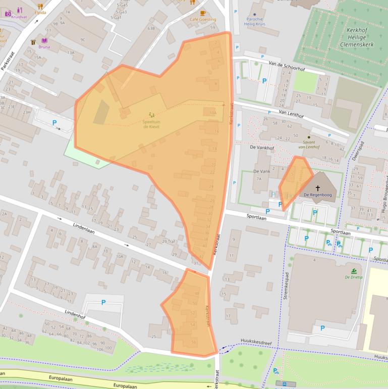 Kaart van postcodegebied 5671GP.