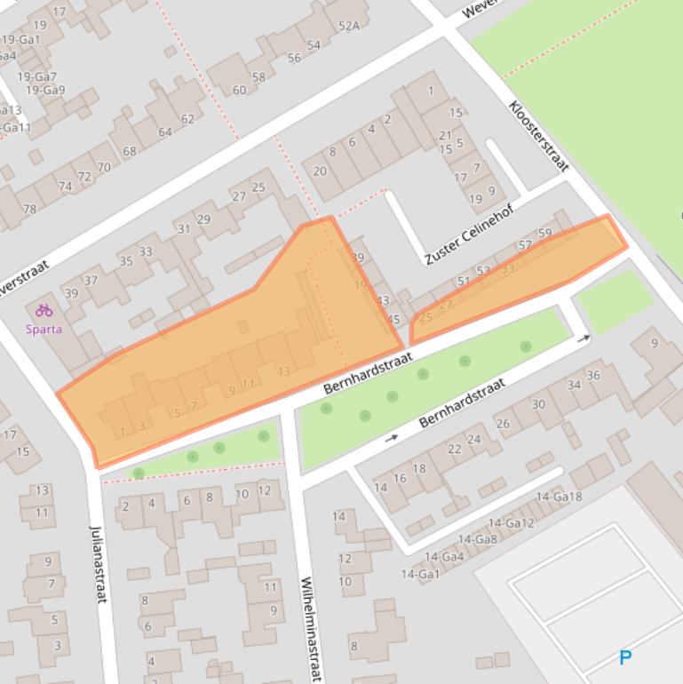 Kaart van postcodegebied 5671HV.