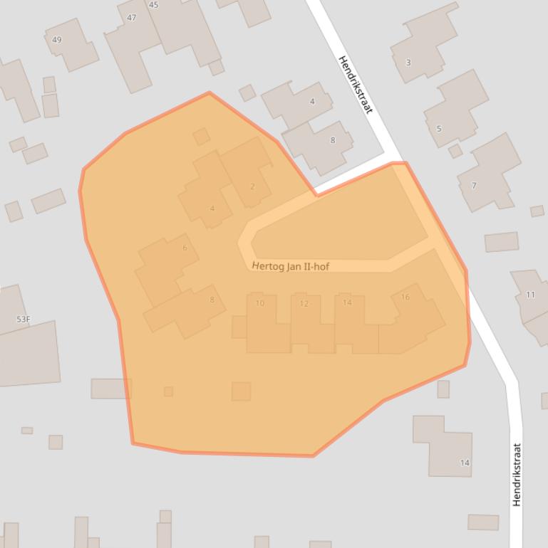 Kaart van postcodegebied 5671JE.