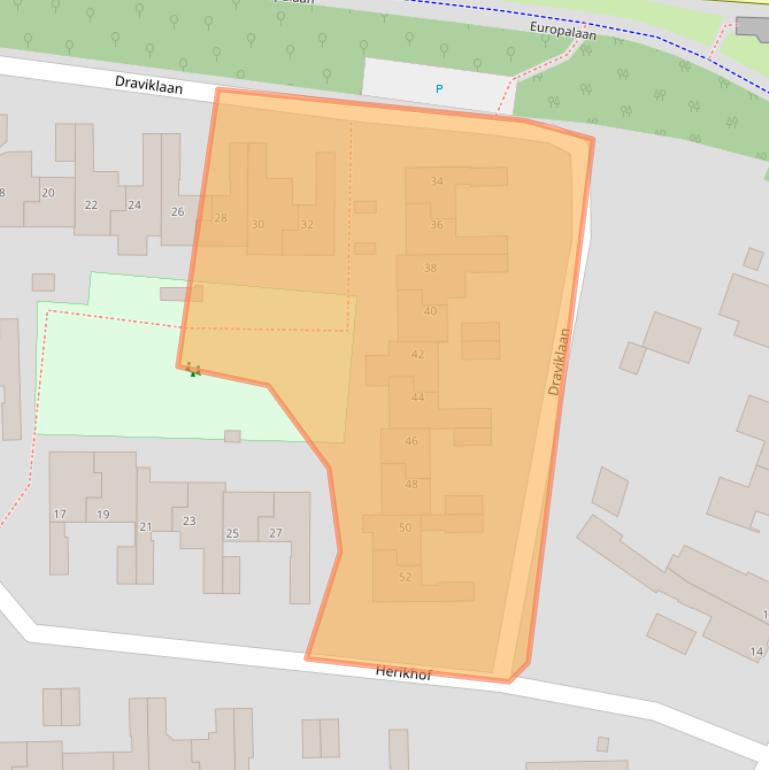 Kaart van postcodegebied 5672BZ.