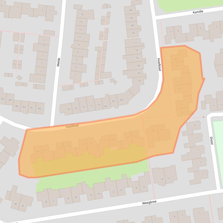Kaart van postcodegebied 5684JV.