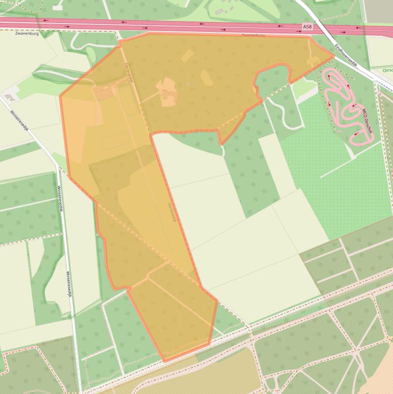 Kaart van postcodegebied 5688GV.