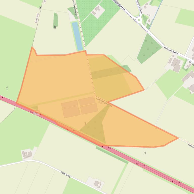 Kaart van postcodegebied 5688JP.