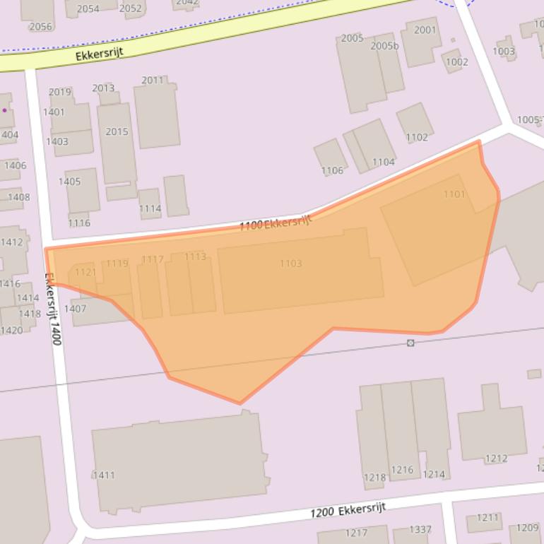 Kaart van postcodegebied 5692AD.