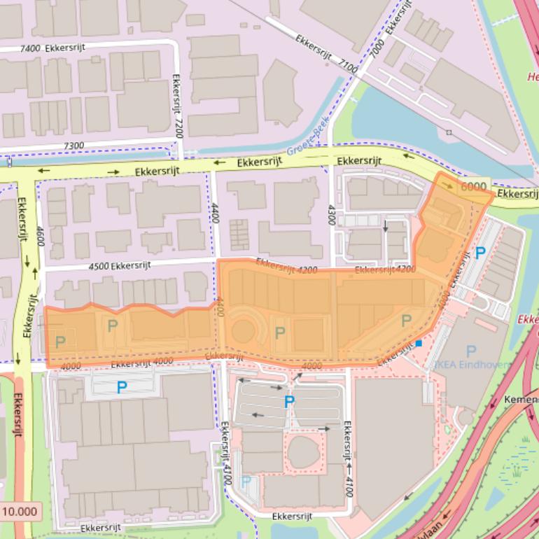 Kaart van postcodegebied 5692DA.