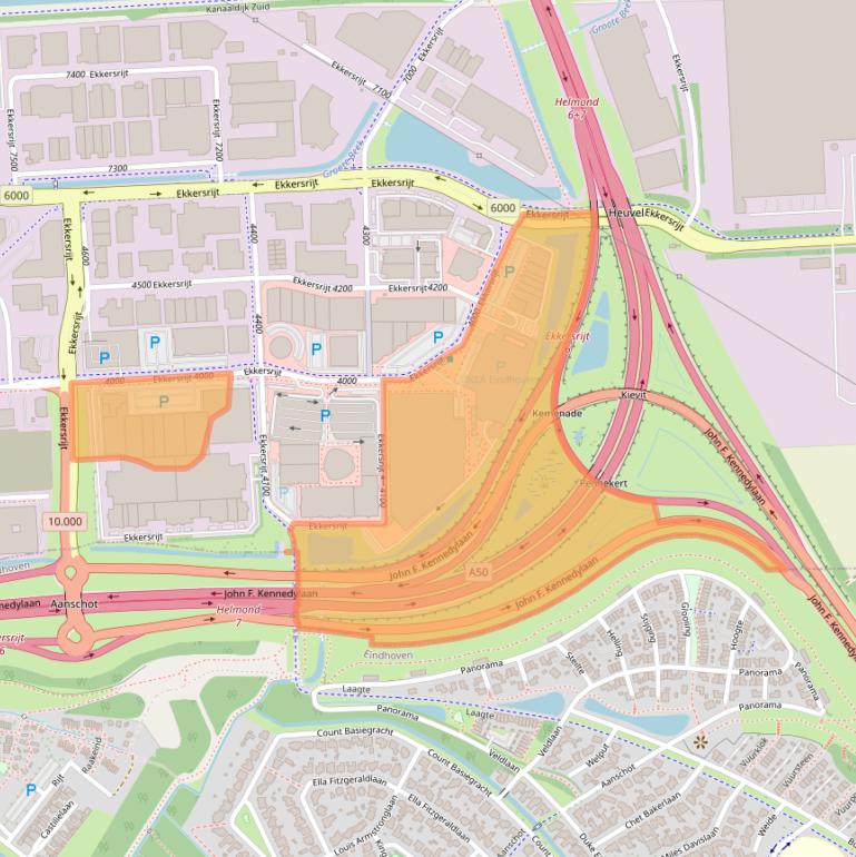 Kaart van postcodegebied 5692DB.