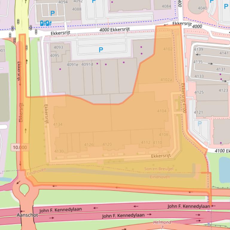 Kaart van postcodegebied 5692DC.