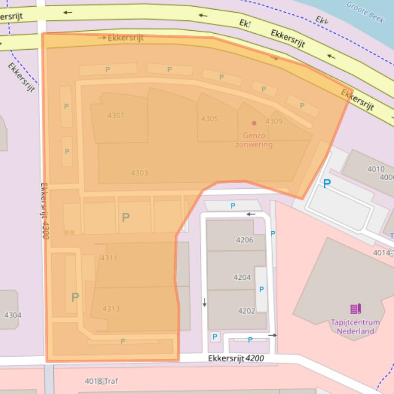 Kaart van postcodegebied 5692DJ.