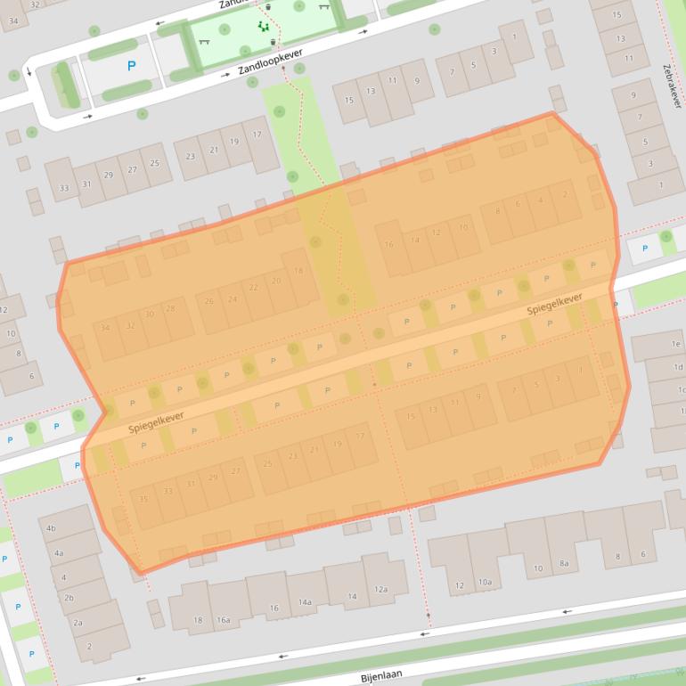 Kaart van postcodegebied 5692VK.