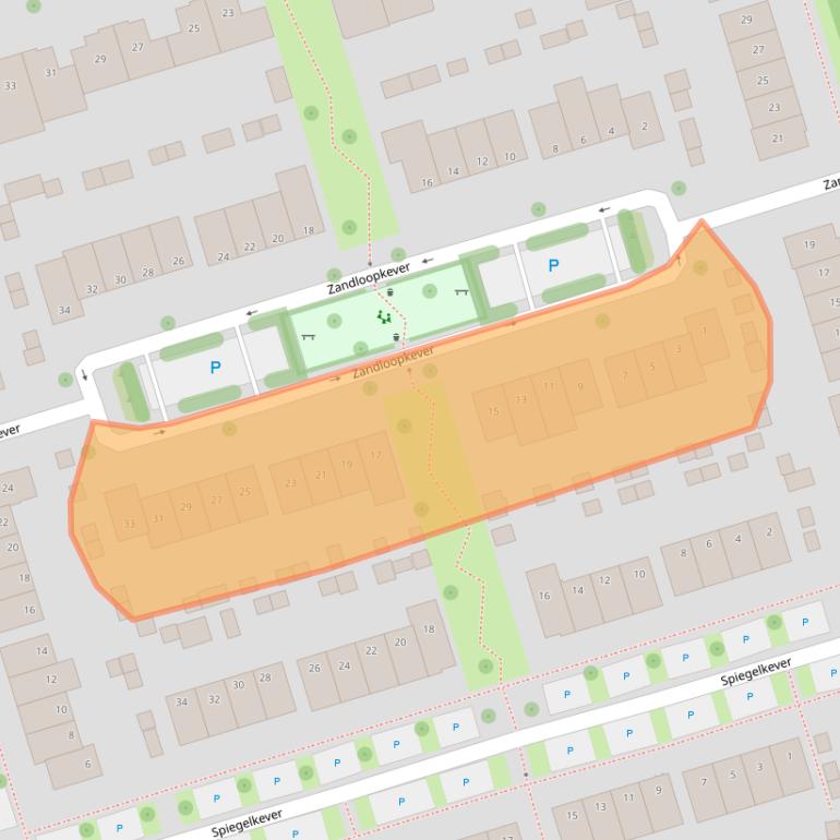 Kaart van postcodegebied 5692VL.