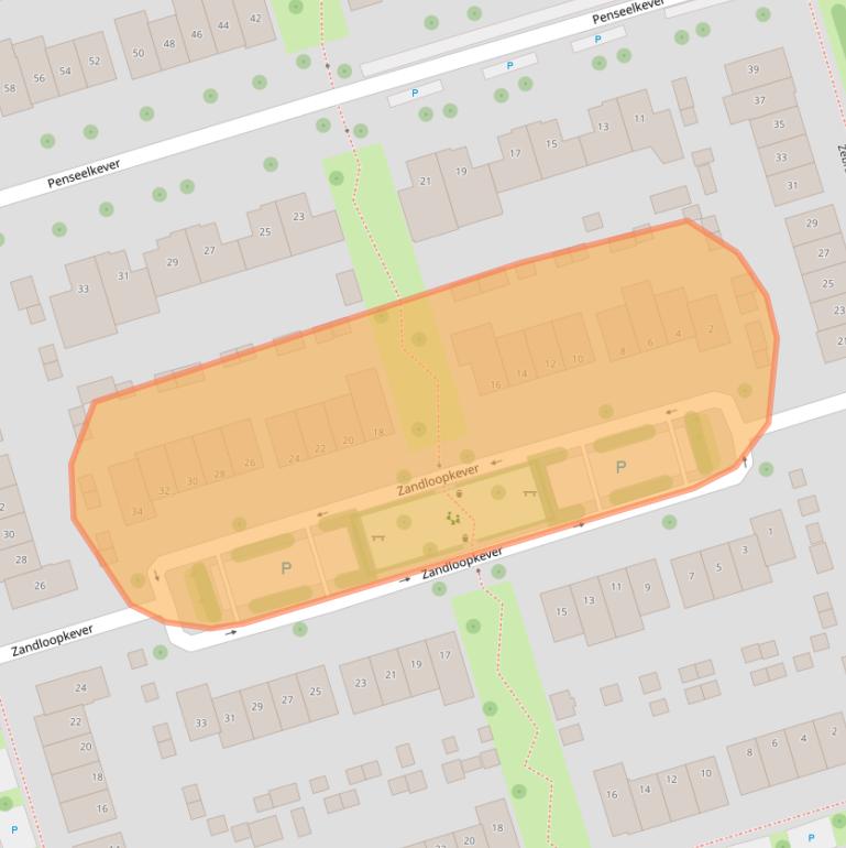 Kaart van postcodegebied 5692VM.