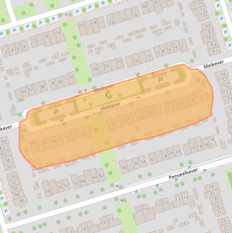 Kaart van postcodegebied 5692VR.