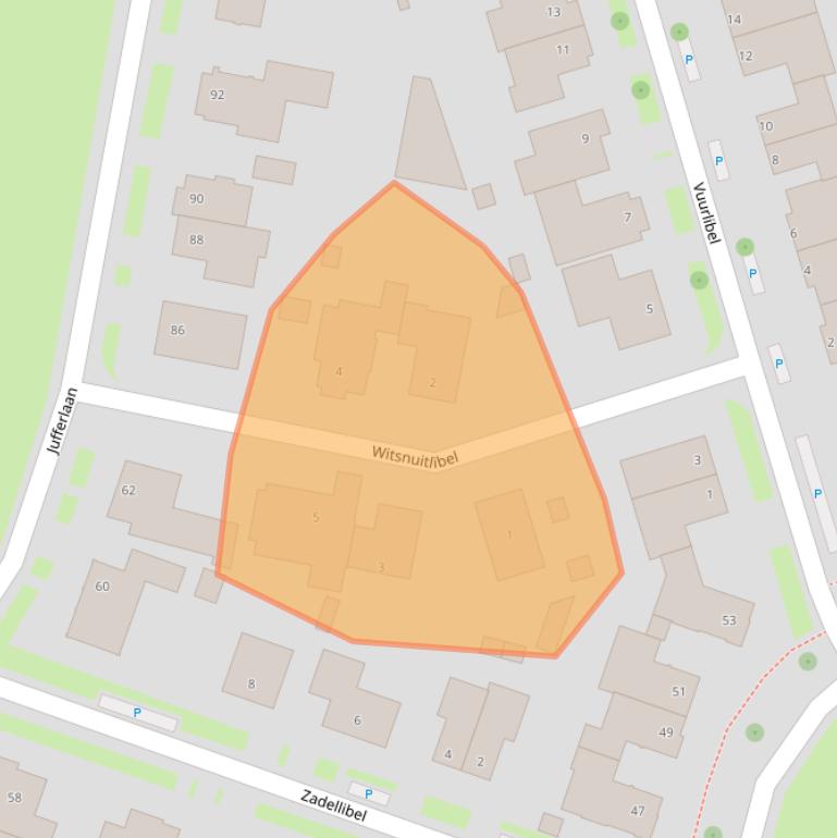 Kaart van postcodegebied 5692WM.