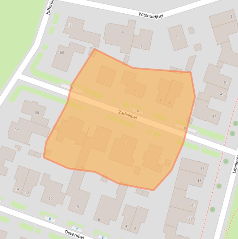 Kaart van postcodegebied 5692WN.