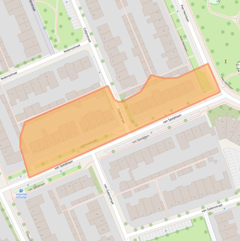 Kaart van postcodegebied 5694CH.