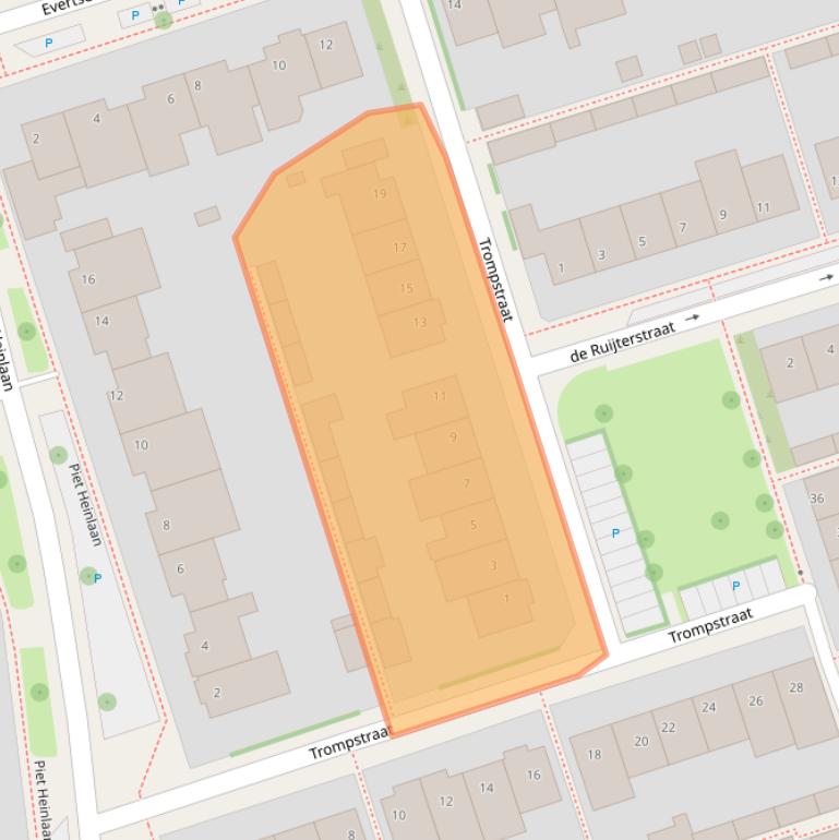 Kaart van postcodegebied 5694SJ.
