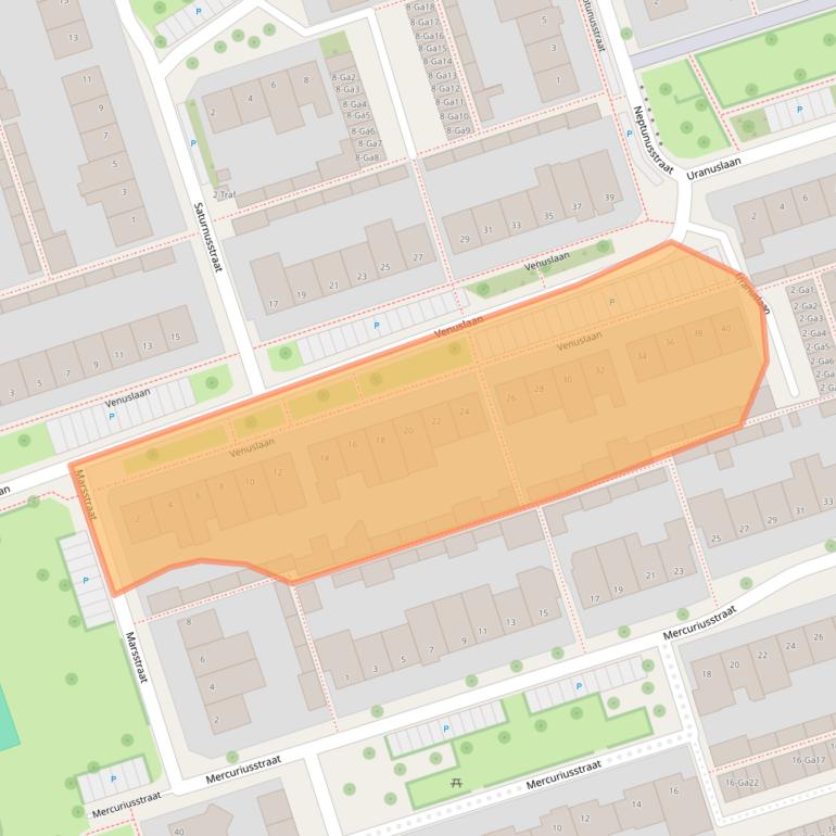 Kaart van postcodegebied 5694TE.