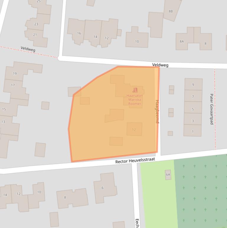 Kaart van postcodegebied 5704AM.