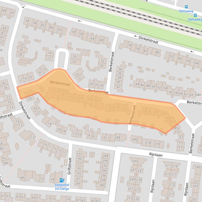 Kaart van postcodegebied 5704GC.