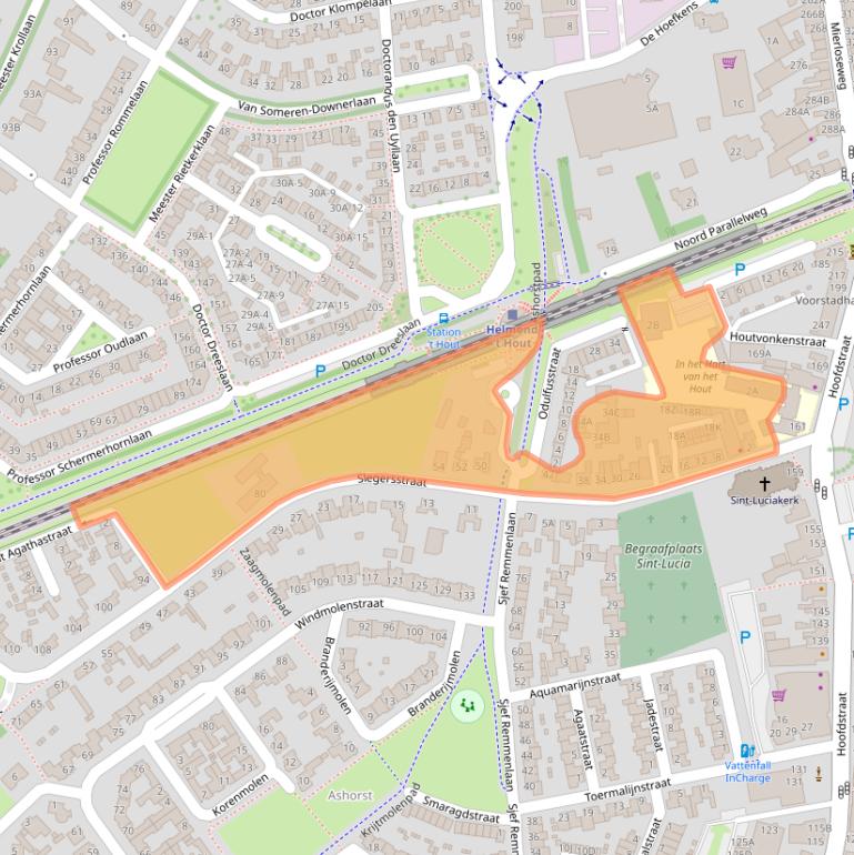 Kaart van postcodegebied 5706AX.