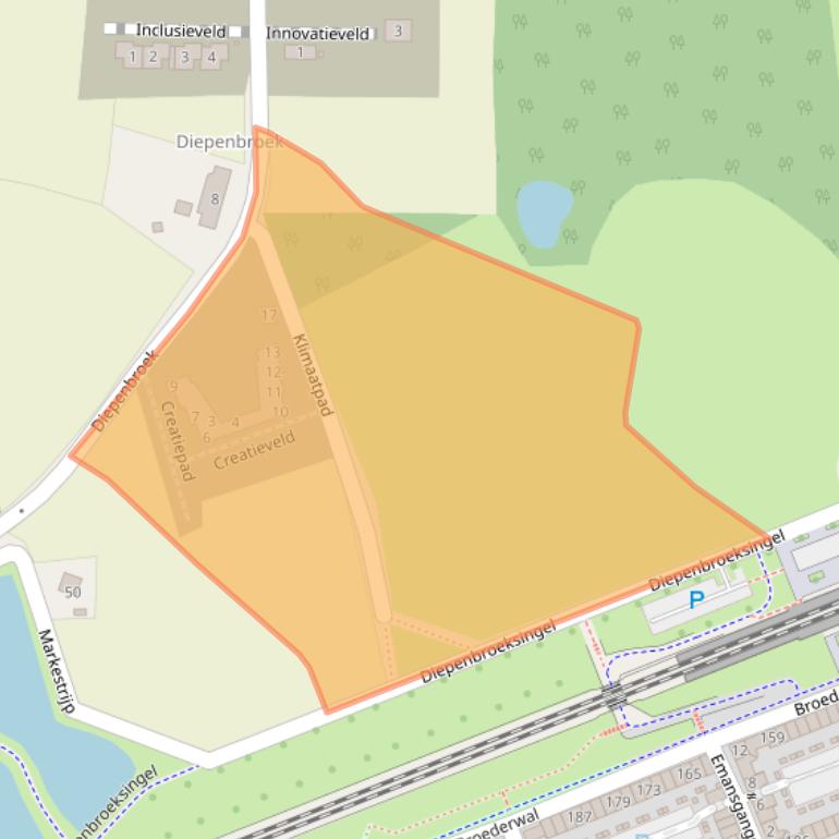 Kaart van postcodegebied 5707DN.