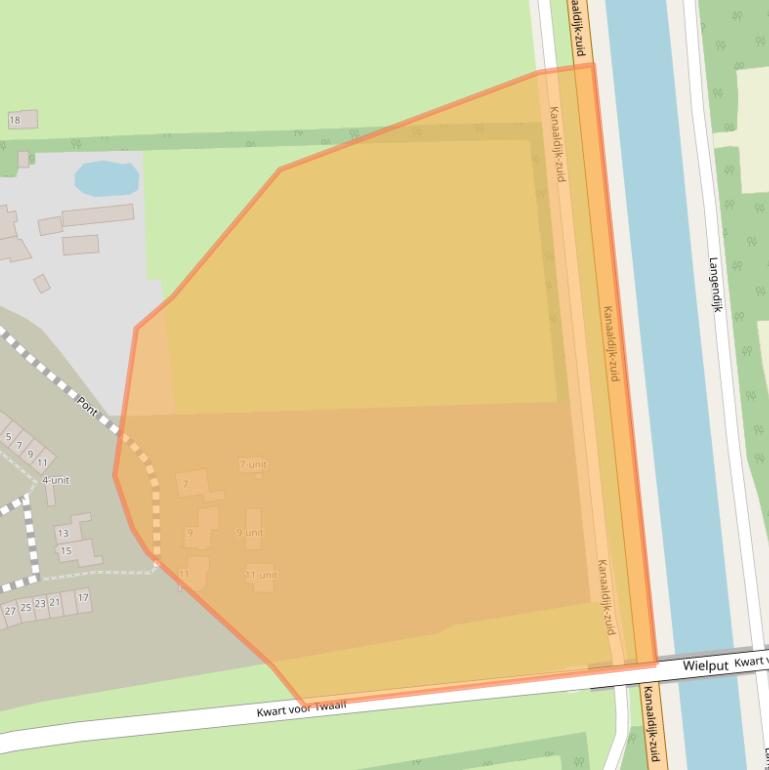 Kaart van postcodegebied 5712CT.