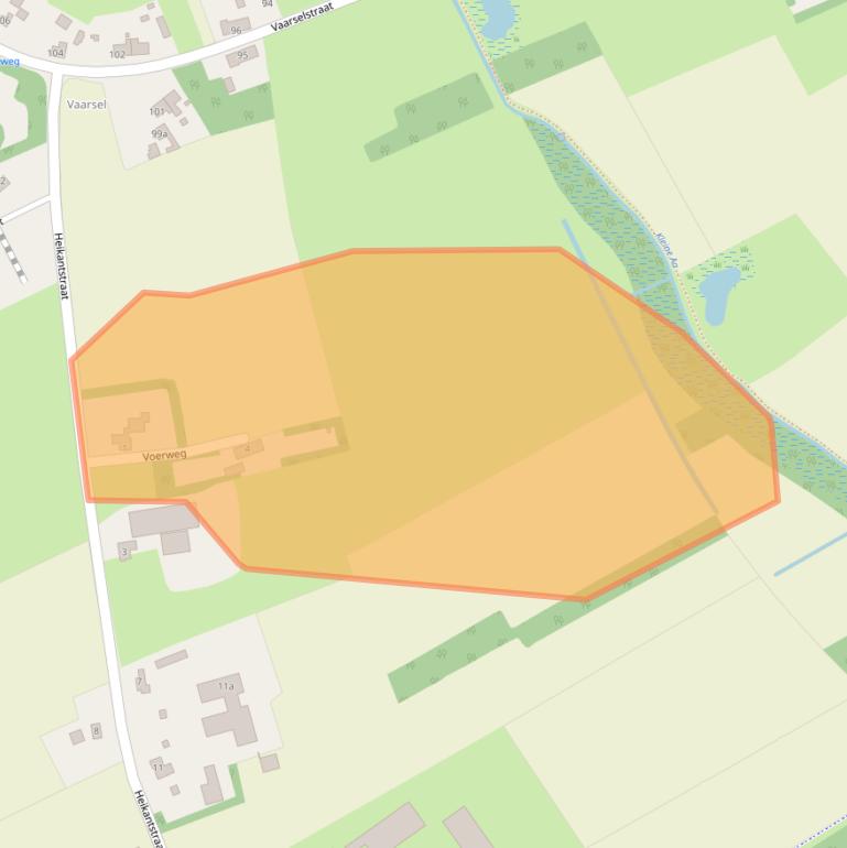 Kaart van postcodegebied 5712GZ.