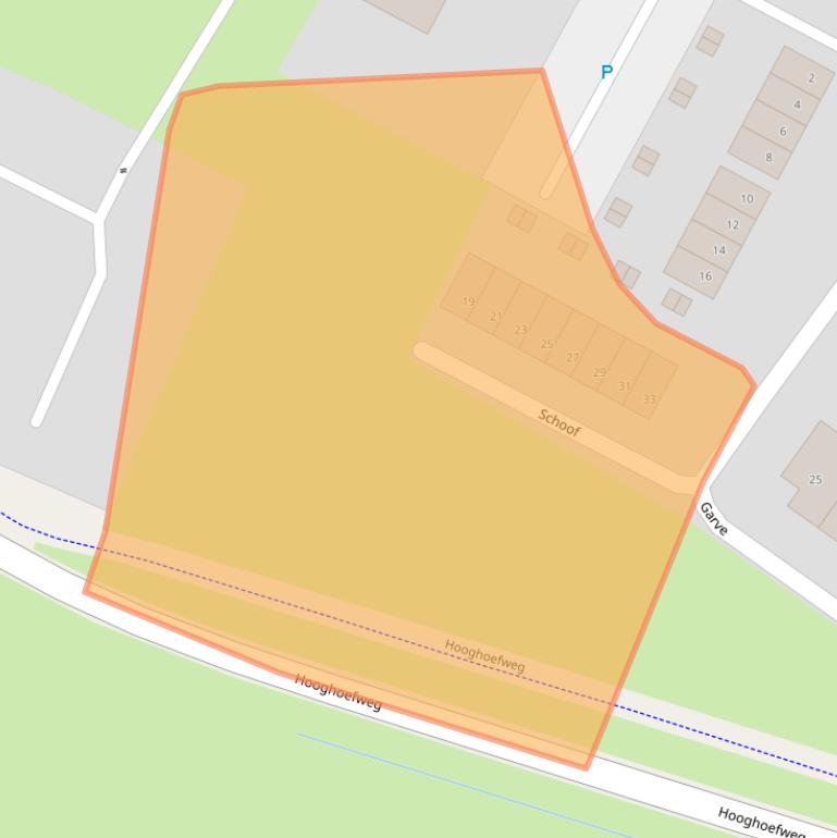 Kaart van postcodegebied 5712KC.