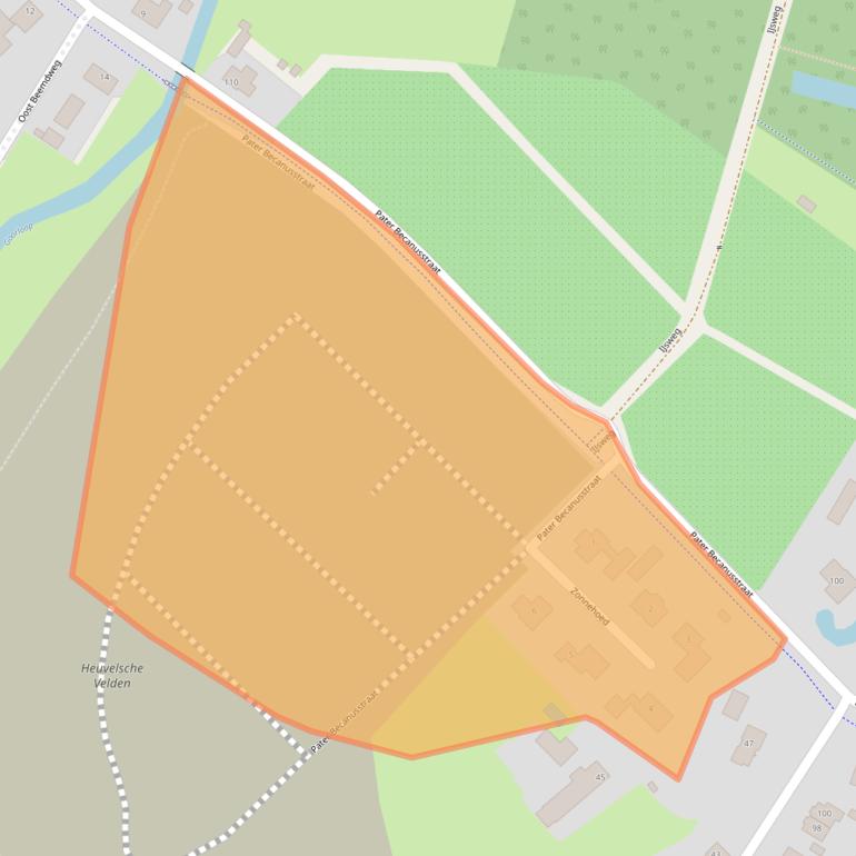 Kaart van postcodegebied 5741NE.