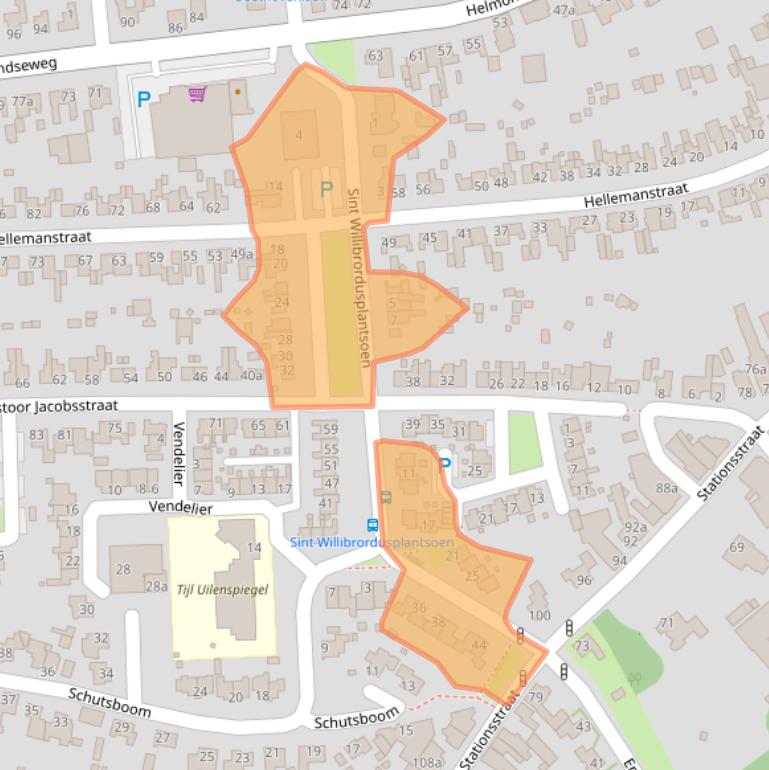 Kaart van postcodegebied 5751HX.