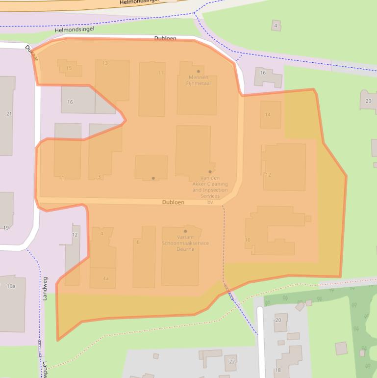 Kaart van postcodegebied 5751PX.