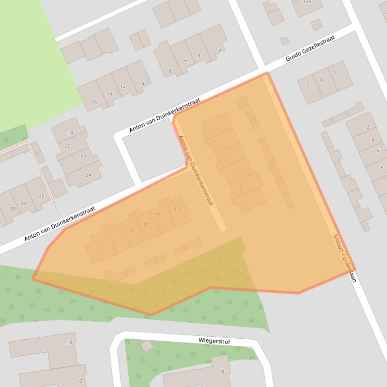 Kaart van postcodegebied 5751XK.