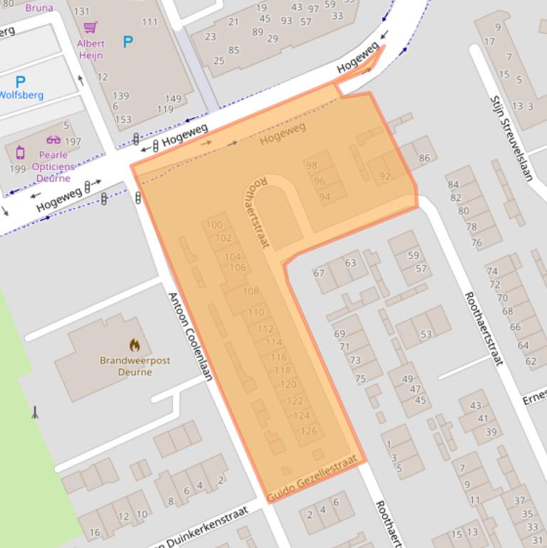 Kaart van postcodegebied 5751XV.