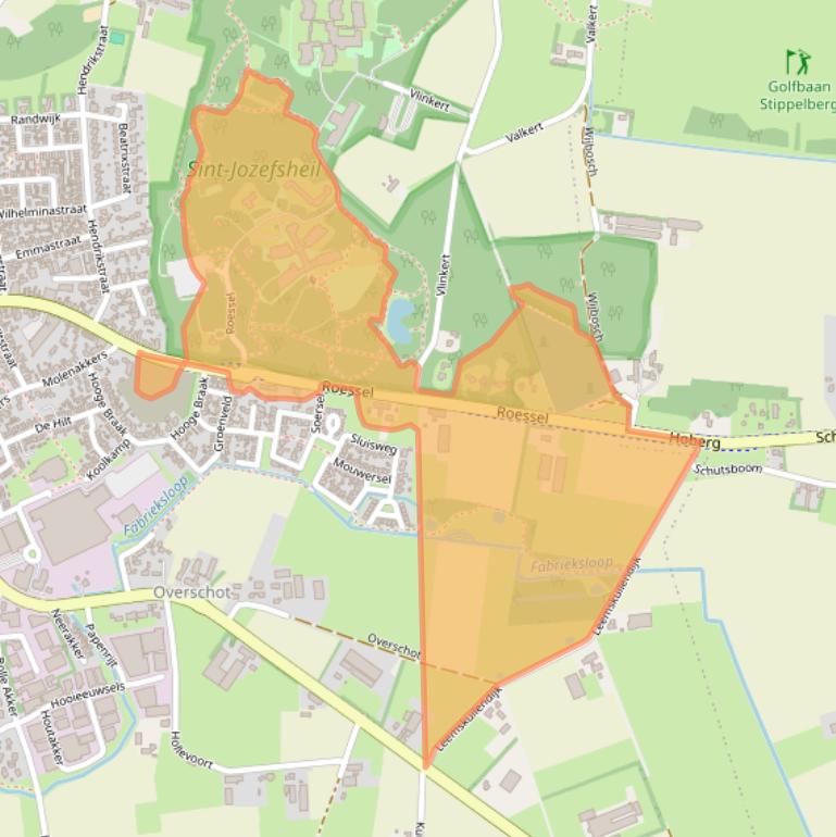 Kaart van postcodegebied 5761RP.