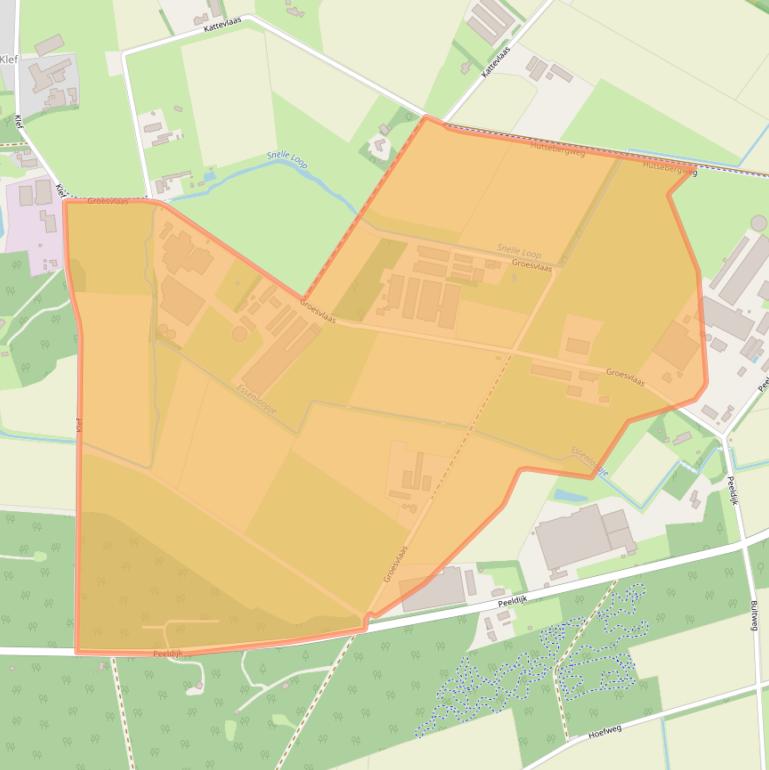 Kaart van postcodegebied 5763PD.