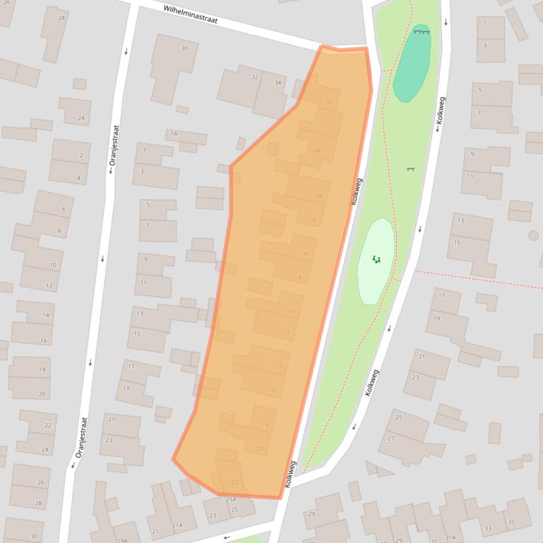 Kaart van postcodegebied 5802BK.