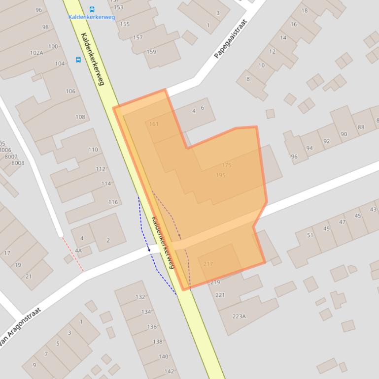 Kaart van postcodegebied 5915AC.