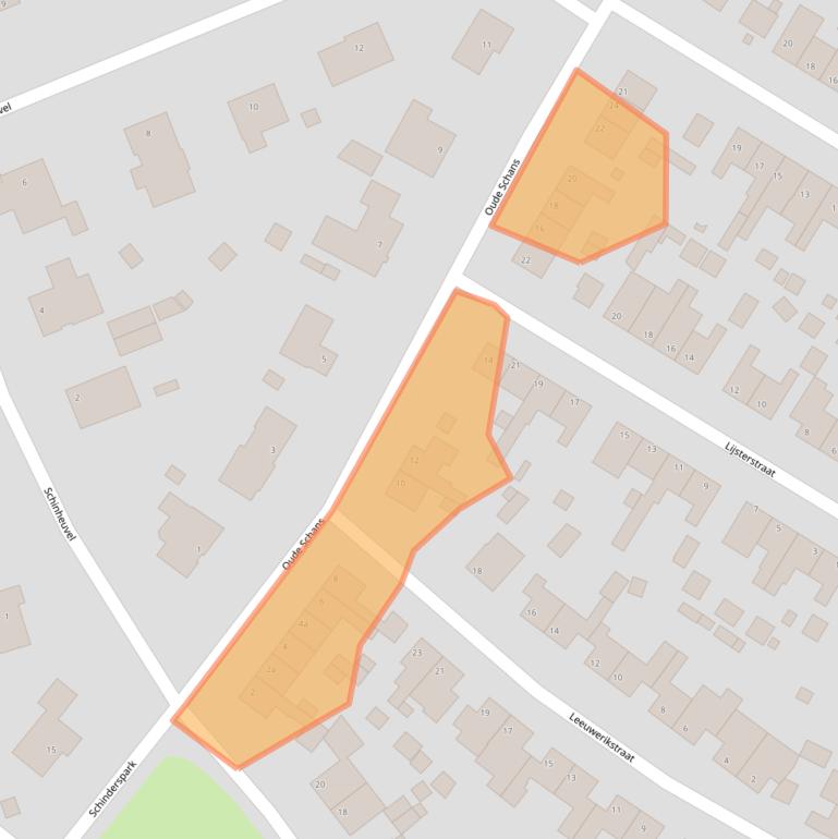 Kaart van postcodegebied 5953BB.