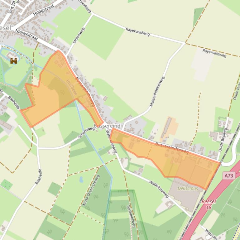 Kaart van postcodegebied 5954CH.